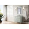 Brittany 36" Single Cabinet in Sage Green (Vanity Only Pricing)